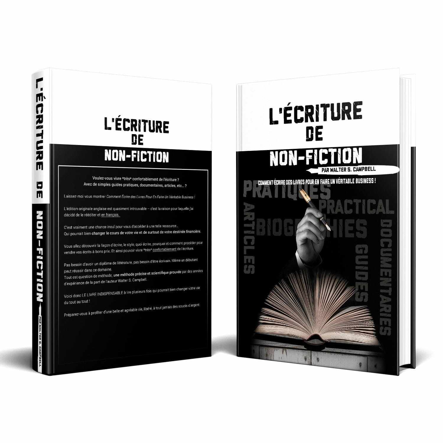 Mockup ecriture non fiction campbell