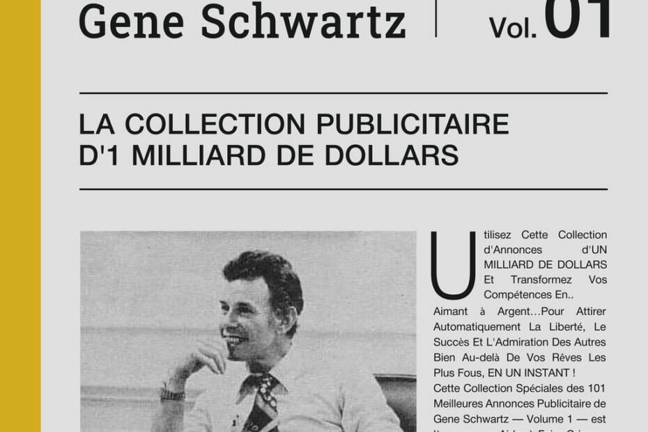 Livre Les 101 Meilleures Annonces Publicitaires de Eugène Schwartz — Volume UN