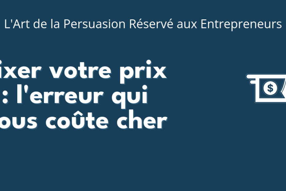 02 sept. 2026 09 23 29 title La plupart des entrepreneurs fixent leur prix en regardant dans le mauvais miroir. Découvrez comment repositionner la valeur de votre offre pour que votre prix devienne une évidence aux yeux de vos clients.
